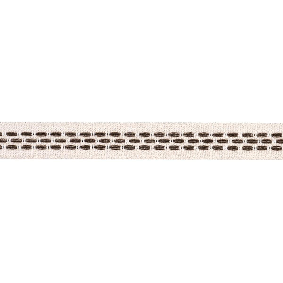 Schumacher Portola Tape Narrow Indoor/Outdoor Pebble Trim