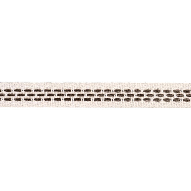Schumacher Portola Tape Narrow Indoor/Outdoor Pebble Trim