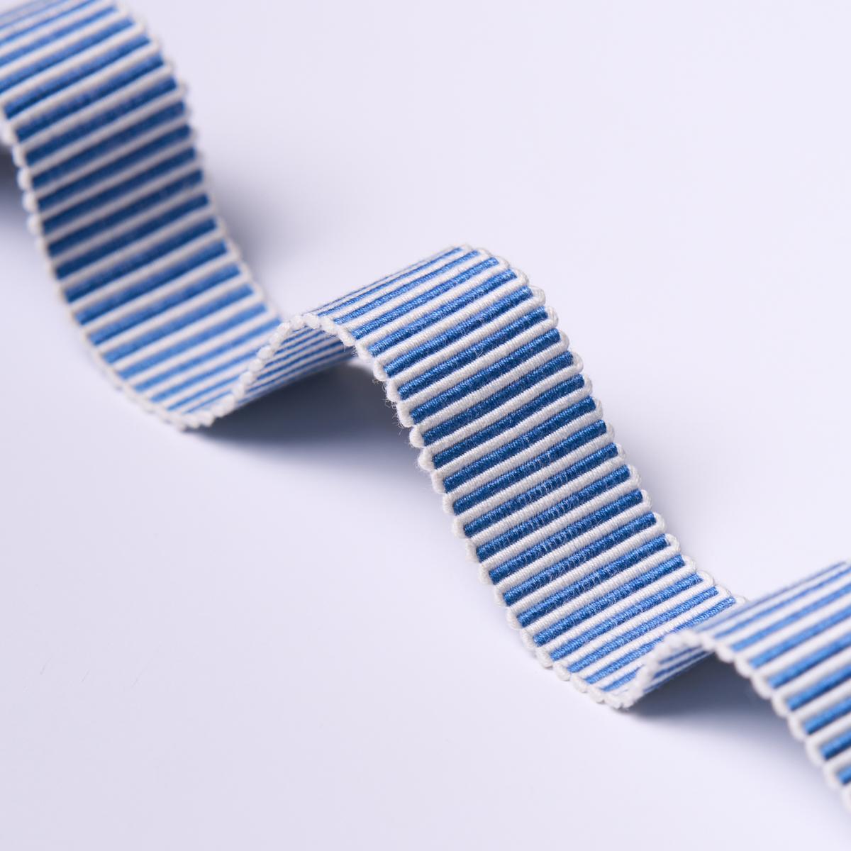 Schumacher Indigo Knox Tape Narrow