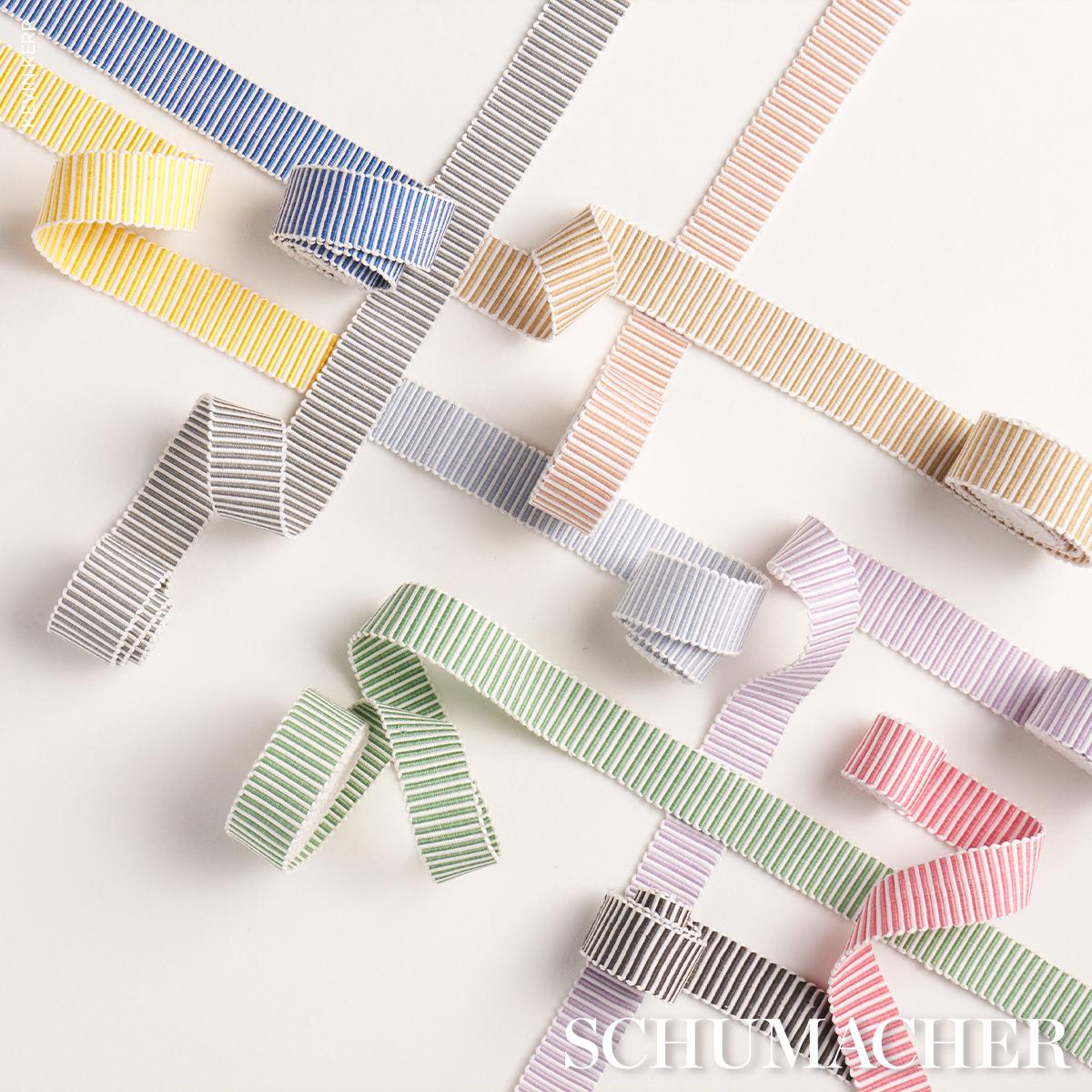 Schumacher Blush Knox Tape Narrow