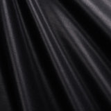 Schumacher Patent Linen Black Fabric