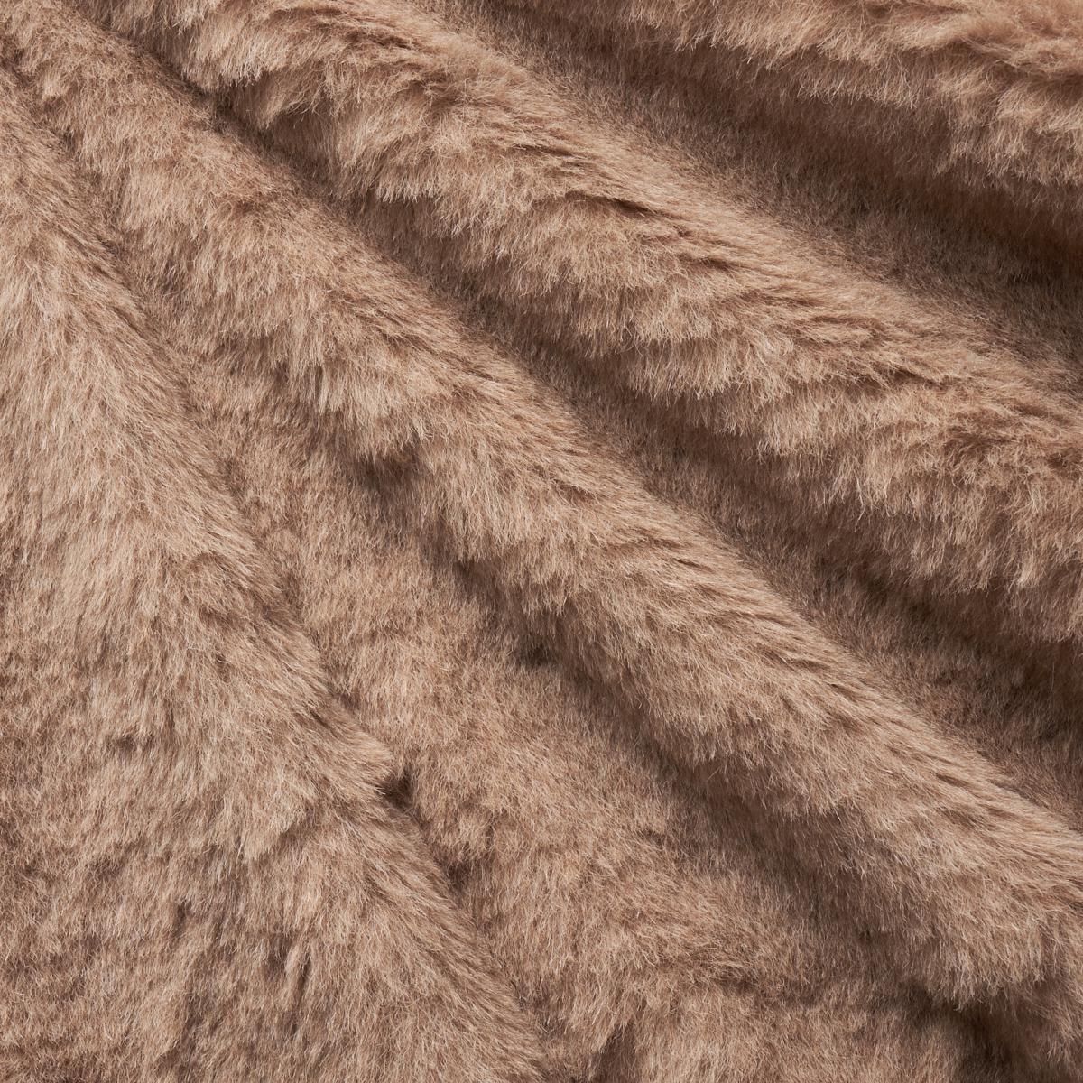Schumacher Stratton Faux Fur Fawn Fabric