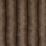 Schumacher Verbier Faux Fur Chocolate Fabric