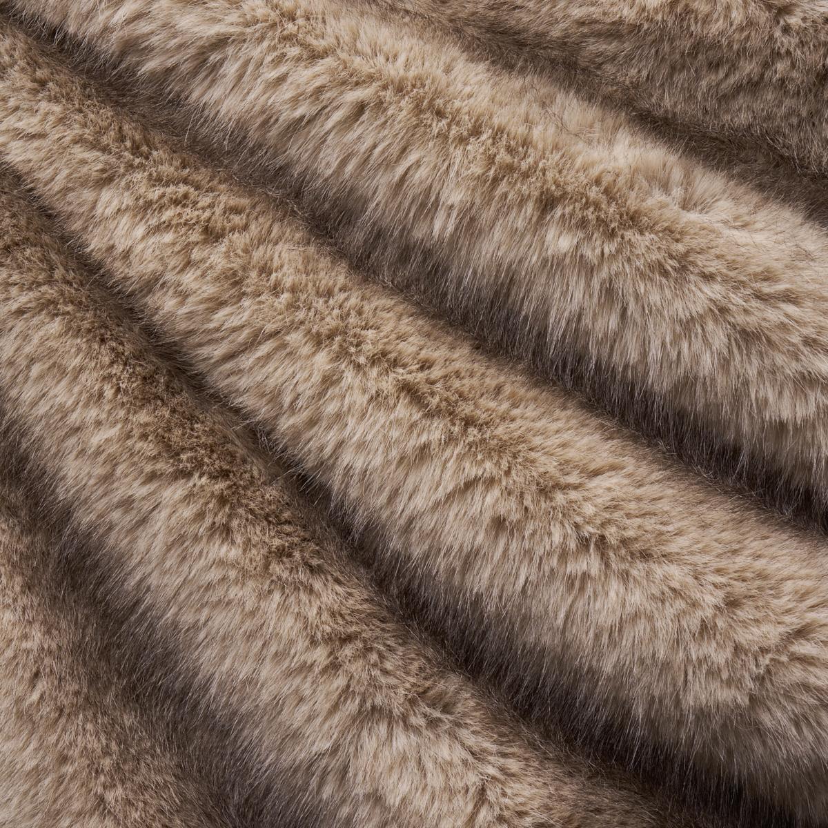 Schumacher Valais Faux Fur Buff Fabric