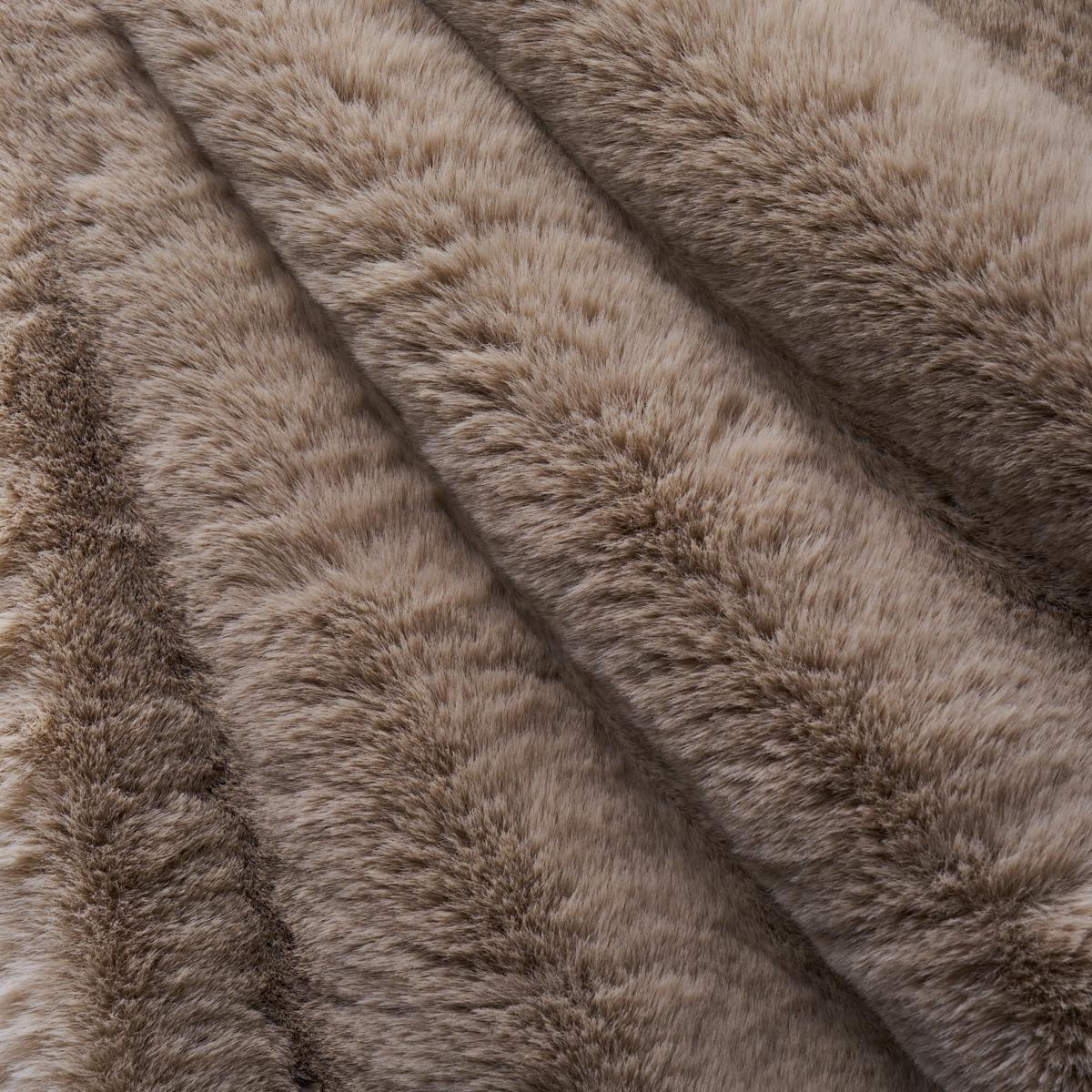 Schumacher Timberline Faux Fur Pewter Fabric