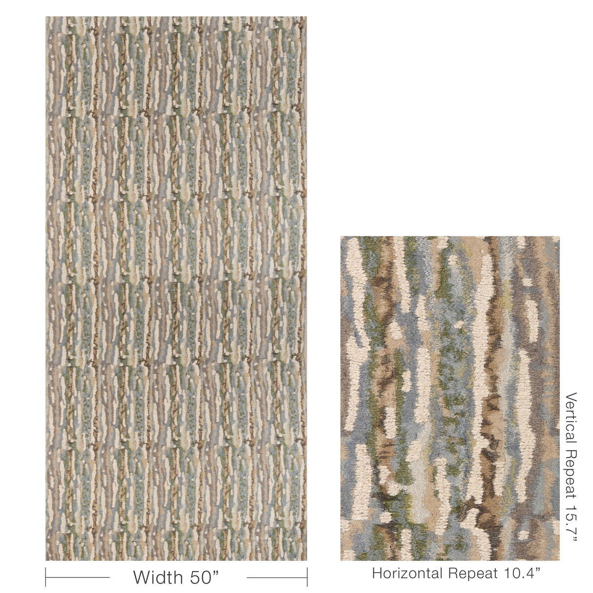 Donghia BARK MARINE Drapery Fabric