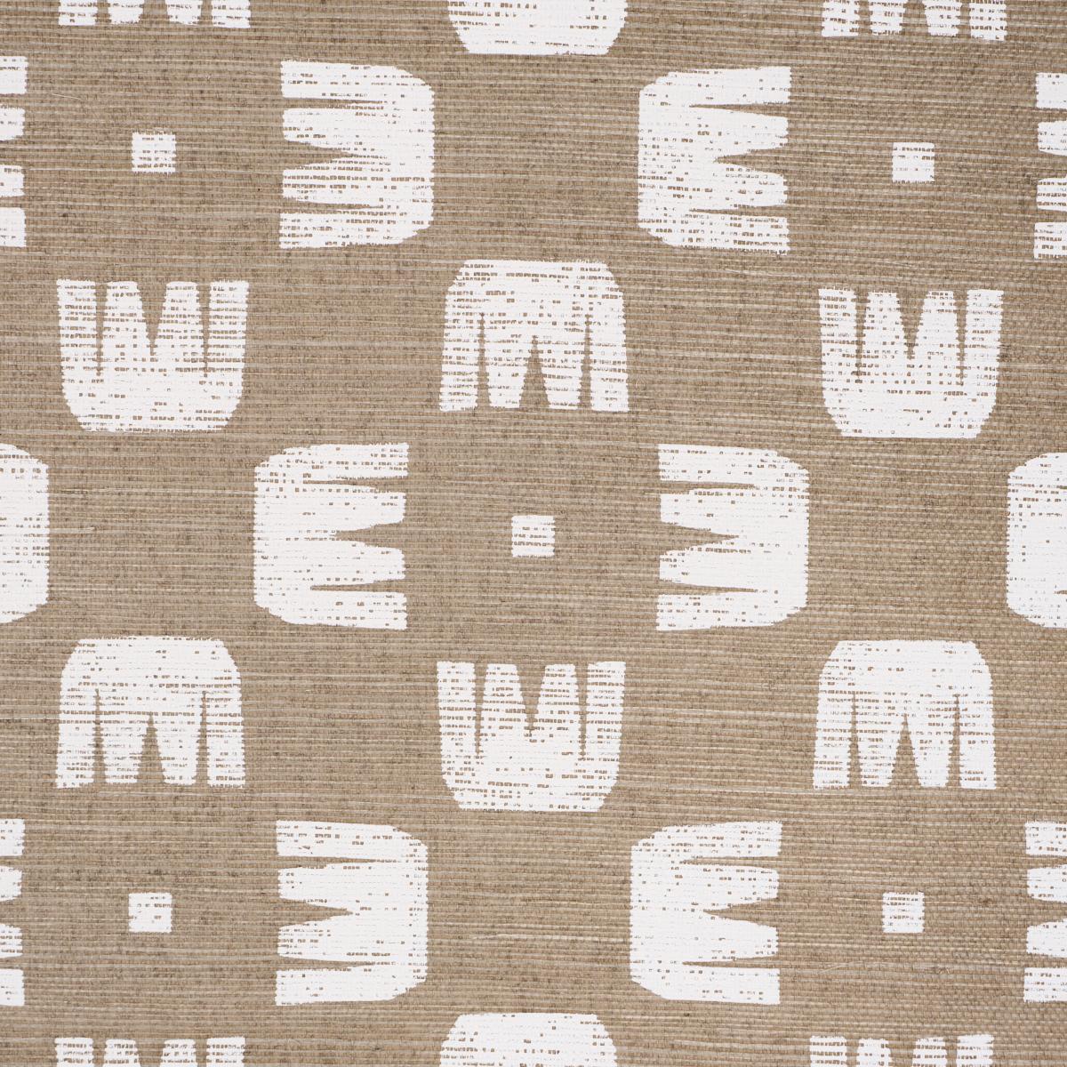 Schumacher Raze Sisal Dust Wallpaper