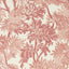 Sanderson Tapestry Trees Berry/Pink Clay Wallpaper
