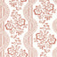 Sanderson Aubrey Fareham Red Wallpaper