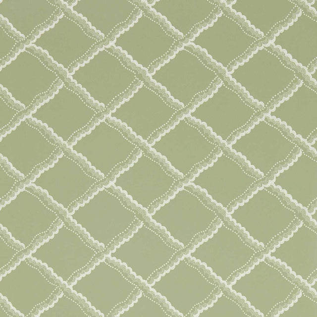 Sanderson Rye Shed Green Wallpaper