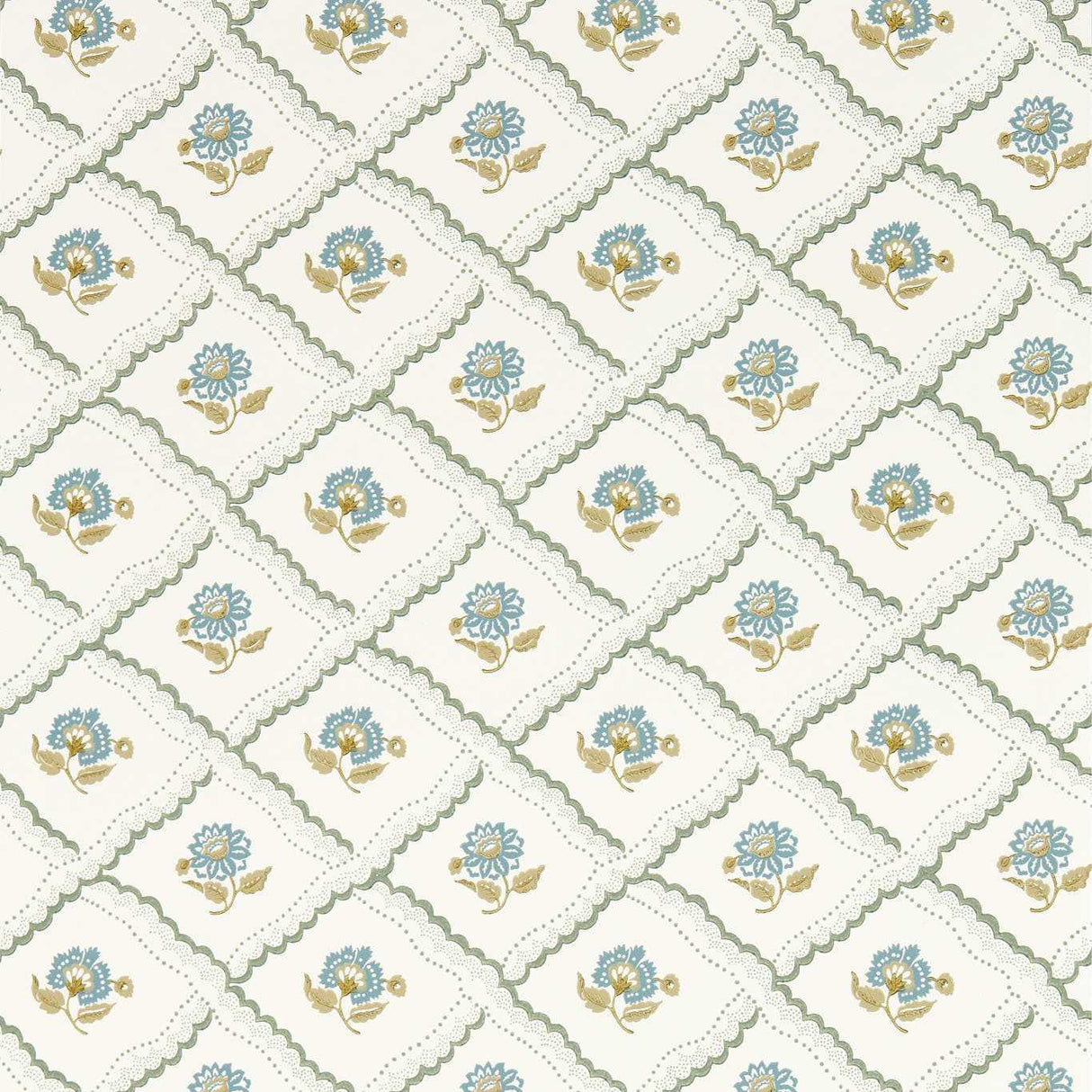 Sanderson Fairdown Forest/Olive Wallpaper