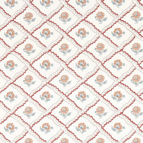 Sanderson Fairdown Berry/Sandstone Wallpaper