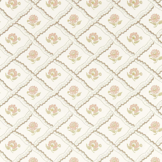 Sanderson Fairdown Chocolate/Putty Wallpaper