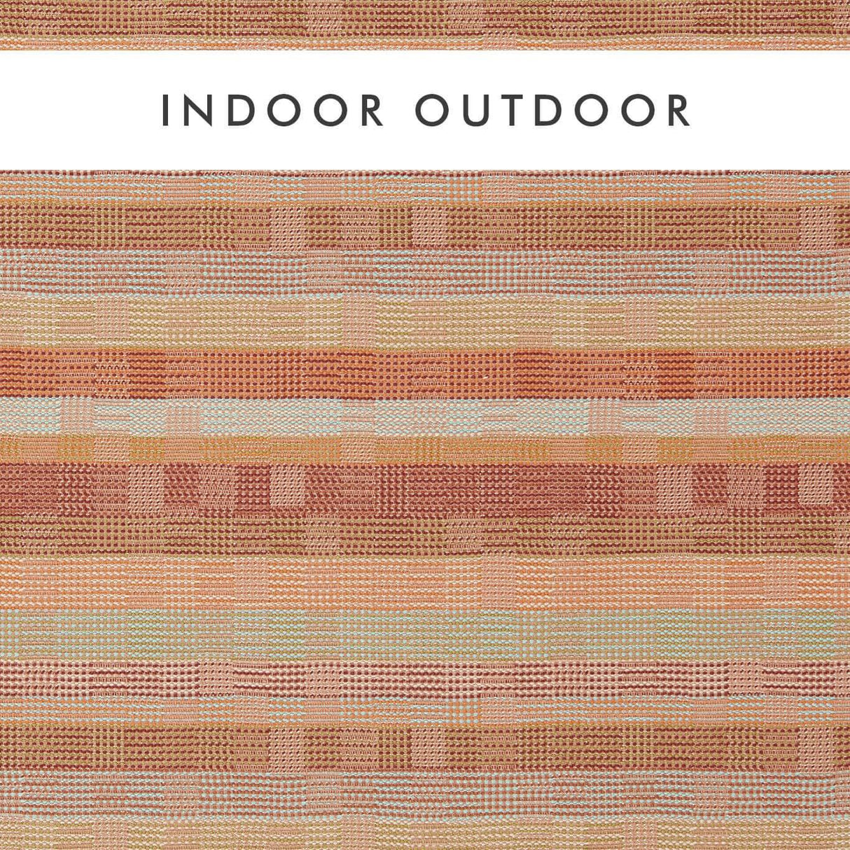 Harlequin Mira Clementine/Rust/Aqua Fabric