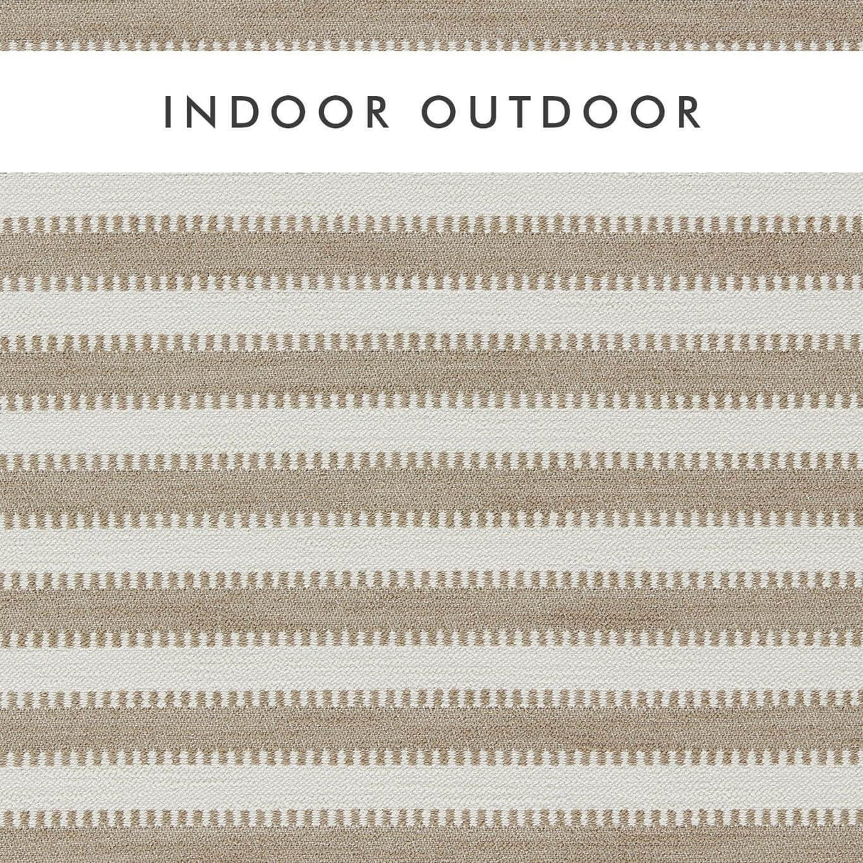 Harlequin Ocala Stripe Taupe/Chalk Fabric