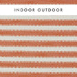 Harlequin Ocala Stripe Clementine/Chalk Fabric