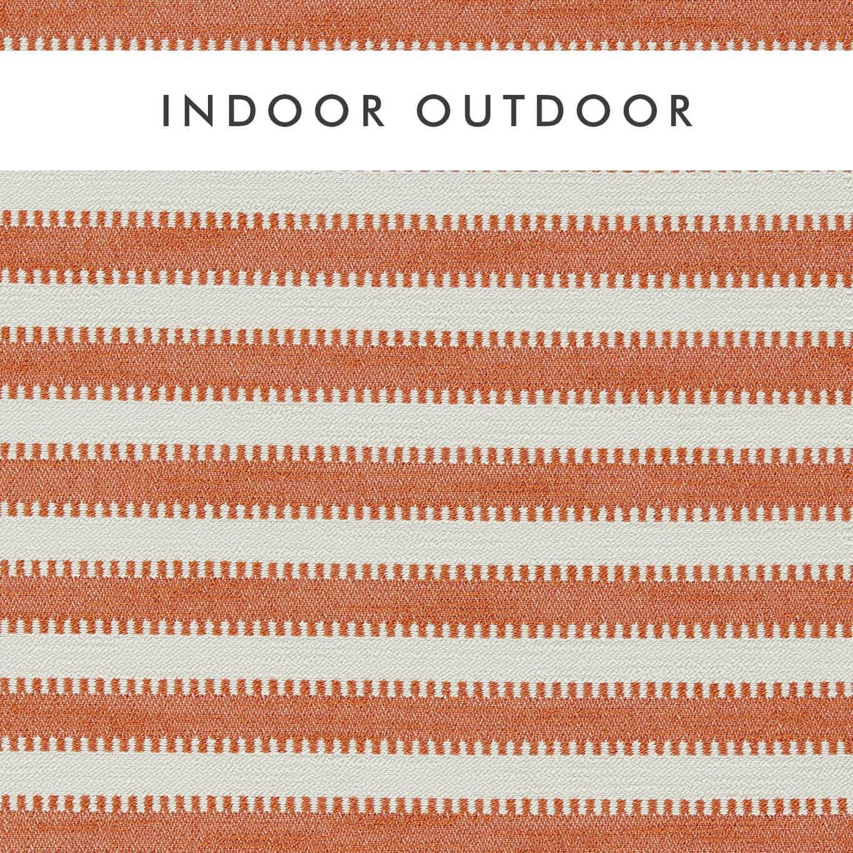 Harlequin Ocala Stripe Clementine/Chalk Fabric