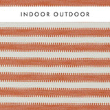 Harlequin Ocala Stripe Clementine/Chalk Fabric