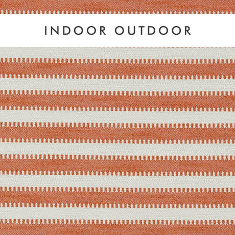 Harlequin Ocala Stripe Clementine/Chalk Fabric