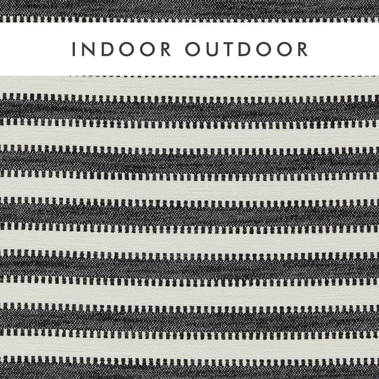 Harlequin Ocala Stripe Black Earth /Chalk Fabric