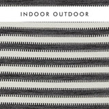 Harlequin Ocala Stripe Black Earth /Chalk Fabric