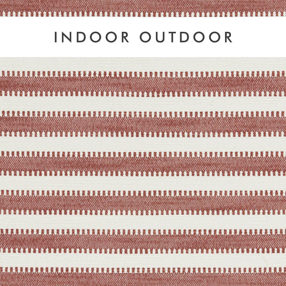 Harlequin Ocala Stripe Rust/Chalk Fabric