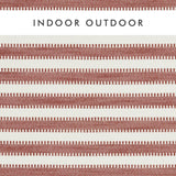 Harlequin Ocala Stripe Rust/Chalk Fabric