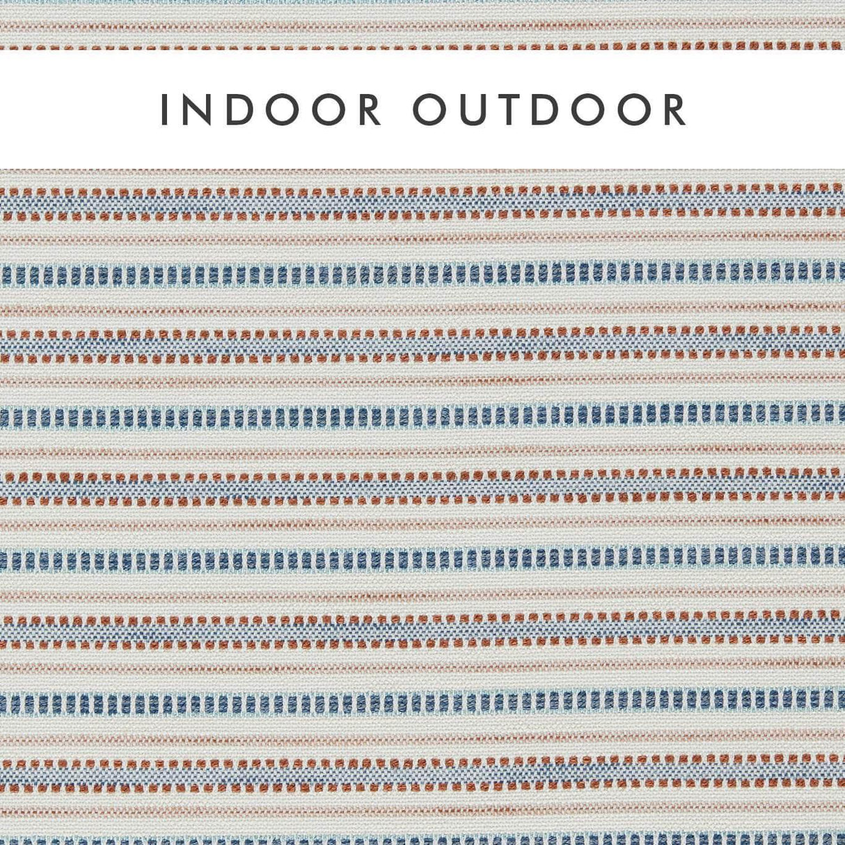Harlequin Cove Indigo/Rust Fabric