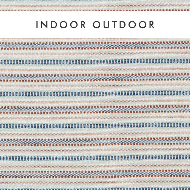 Harlequin Cove Indigo/Rust Fabric