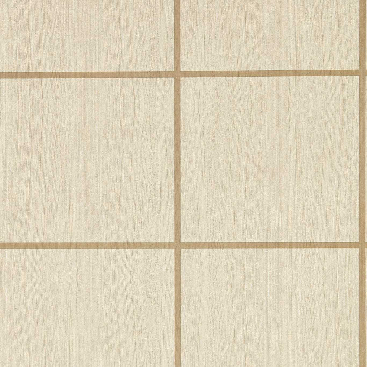Harlequin Wood Blocks Ash/Taupe Gloss Wallpaper
