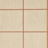 Harlequin Wood Blocks Oak/Terracotta Gloss Wallpaper