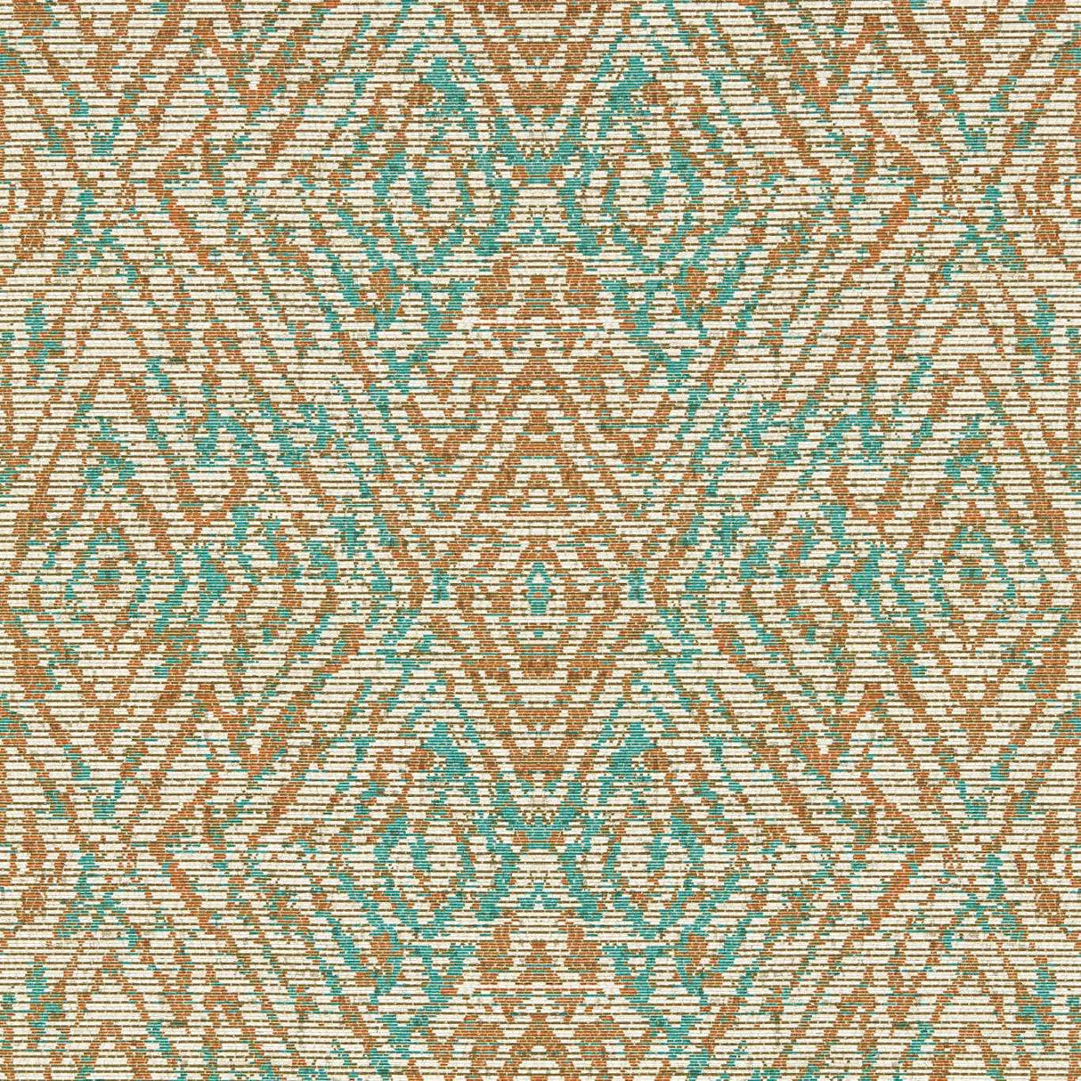 Harlequin Hansha Paprika/Teal Wallpaper