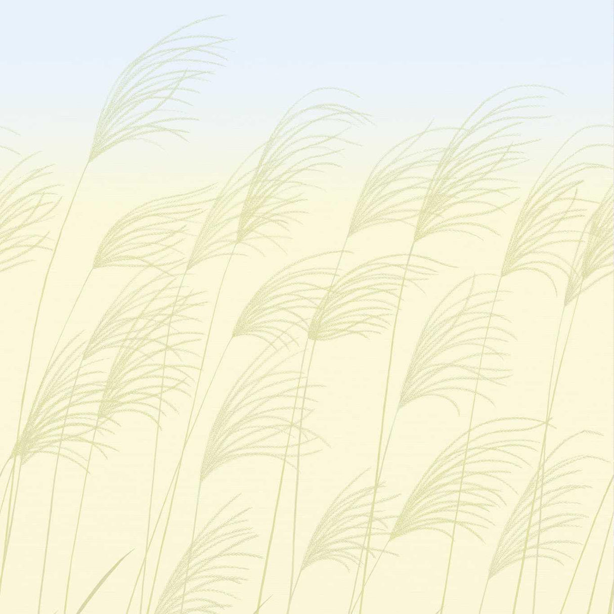 Harlequin Miscanthus Buttermilk/Sky Wallpaper