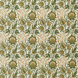 Morris & Co Elmcote Weave Moss/Wheat Fabric