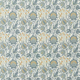 Morris & Co Elmcote Weave Mineral Blue Fabric