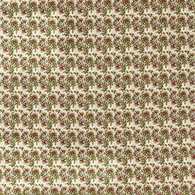Morris & Co Wardle Weave Madder/Forest Fabric