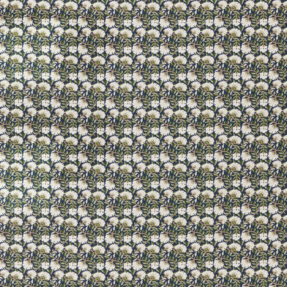 Morris & Co Wardle Weave Indigo Fabric