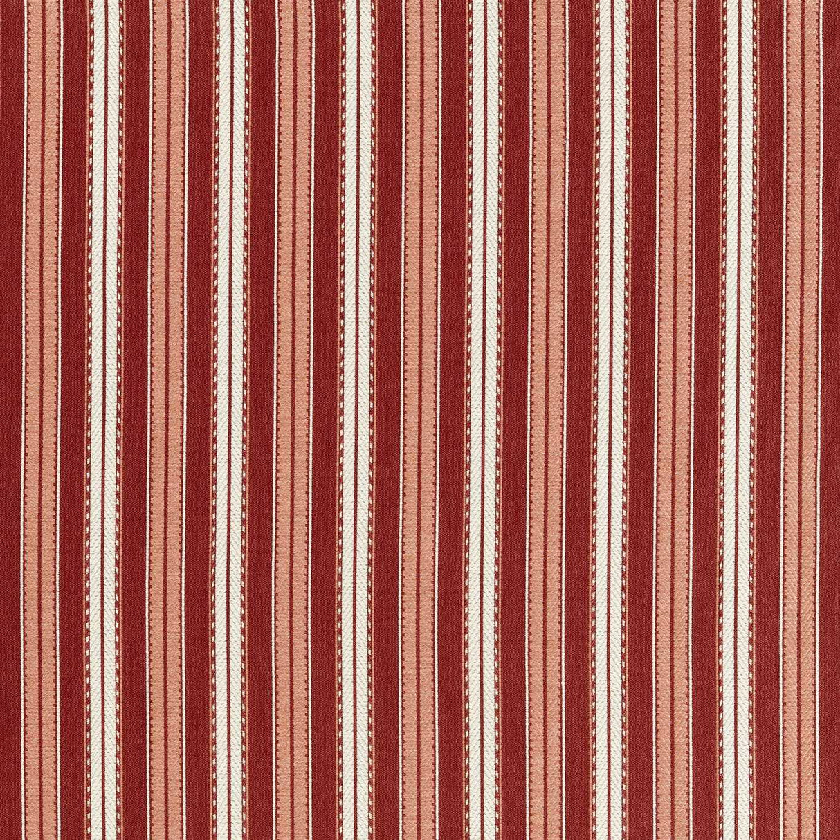 Morris & Co Hammersmith Woven Stripe Red House Fabric