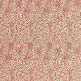 Morris & Co Bird & Anemone Weave Rose Fabric