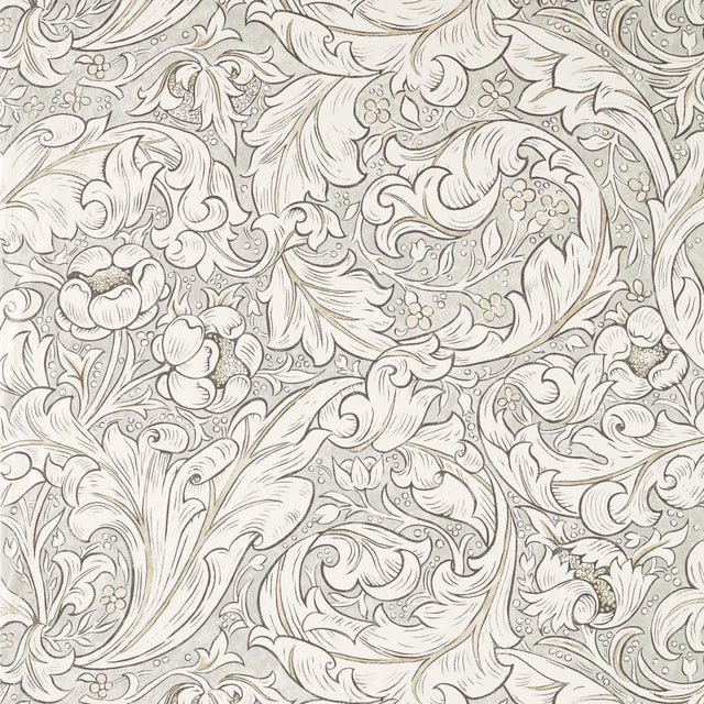 Morris & Co Bachelors Button WW Light Grey/Linen Fabric