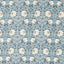 Morris & Co Pimpernel WW Blue/Coral Fabric