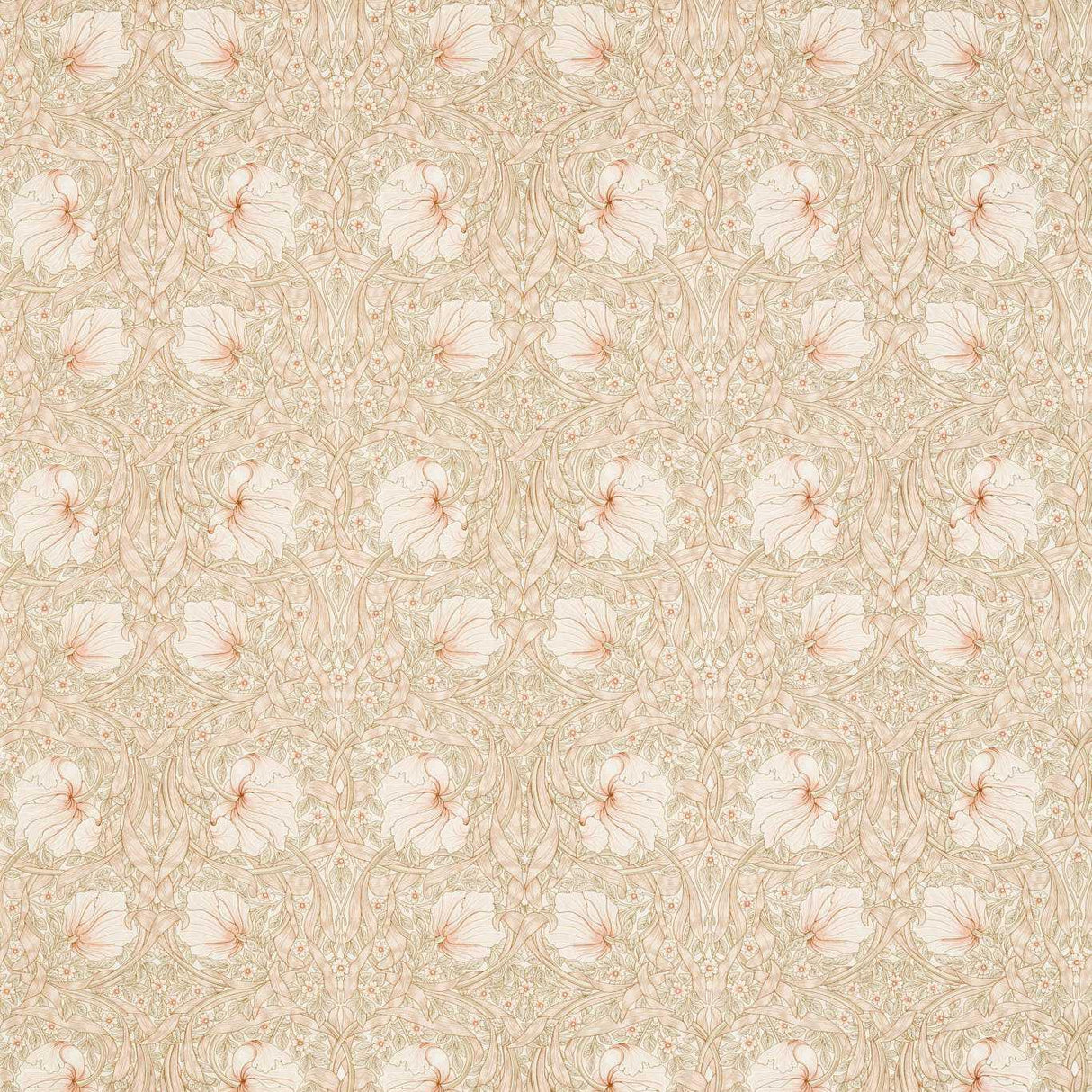 Morris & Co Pimpernel WW Soft Pink Fabric