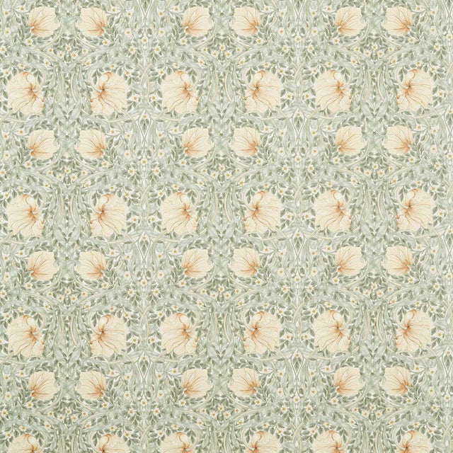 Morris & Co Pimpernel WW Sage/Caramel Fabric