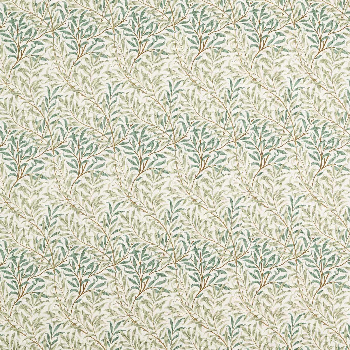 Morris & Co Willow Boughs WW Soft Teal/Mint Fabric