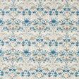 Morris & Co Strawberry Thief WW Mineral Blue/Linen Fabric