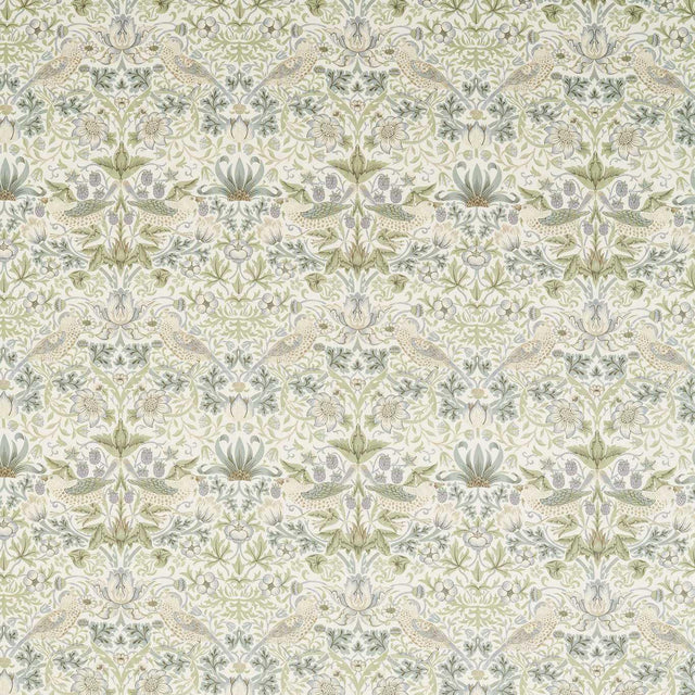 Morris & Co Strawberry Thief WW Lilac/Sage Fabric