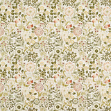 Morris & Co Wilhelmina WW Russet/Leaf Green Fabric