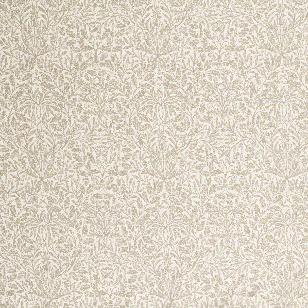 Morris & Co Pure Acorn Sheer WW Beige Fabric