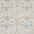 Morris & Co Pure Honeysuckle & Tulip Sheer WW Soft Blue/Linen Fabric