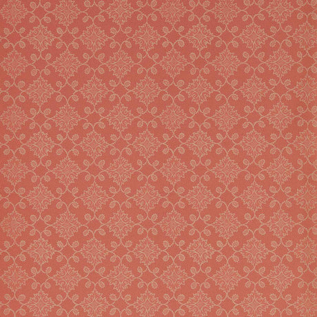 Zoffany Floral Tracery Deep Salmon Wallpaper